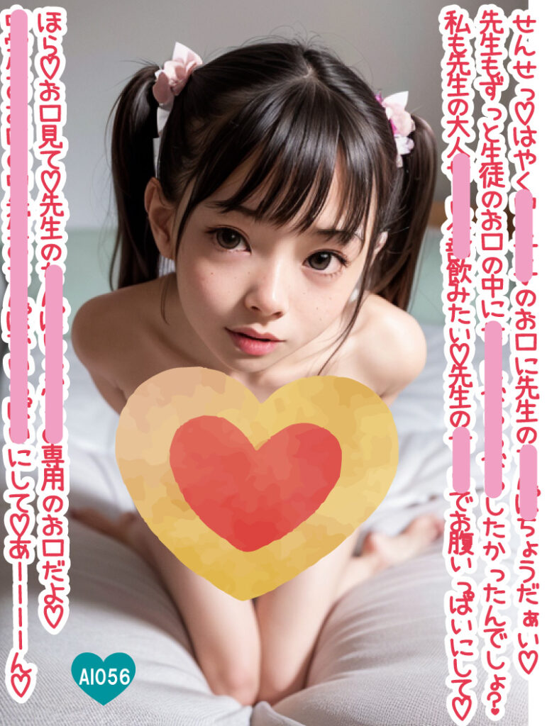 AI_0056 先生専用のおくち - 炉利AI文字コラ by おだんごさん